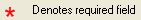 27. Required Fields